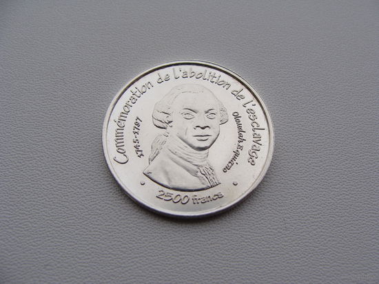 Бенин. 2500 франков 2007 год  X#E1 "Освобождение от рабства."  Тираж: 850 шт