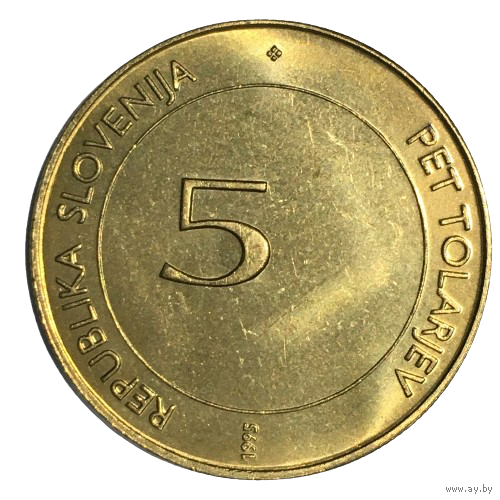 Словения 5 толаров, 1995 - 50 лет ФАО [UNC]