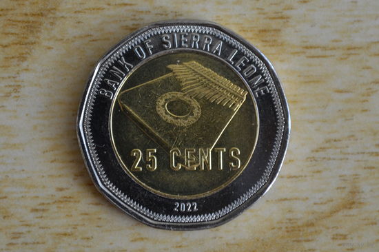 Сьерра-Леоне 25 центов 2022
