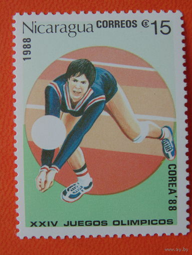 Никарагуа 1988г. Спорт.