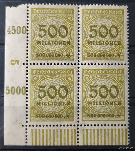 Германия 1923 Mi.324 MNH**