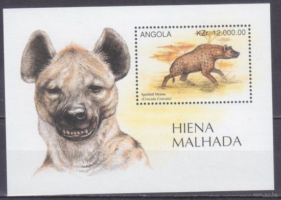 1996 Ангола 1031/B24 Фауна   MNH