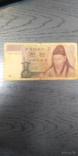 Южная Корея, 1000 вон