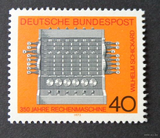 Германия, ФРГ 1973 г. Mi.778 MNH** полная серия