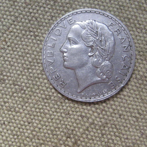 Франция 5 франков, 1933