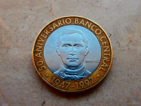 5 песо 1997 Доминиканская Республика.