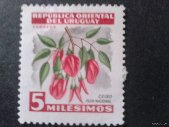 Уругвай 1954 цветы