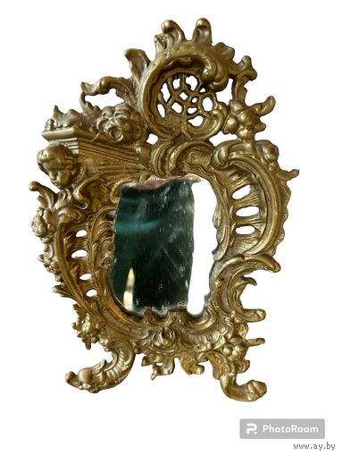 Старинное зеркало бронза