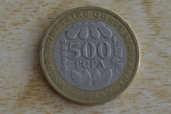 Западная Африка 500 франков 2004