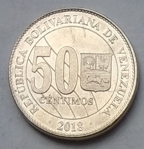 Венесуэла 50 сентимо 2018 г.
