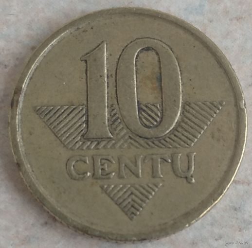 Литва 10 центов 1998. Возможен обмен