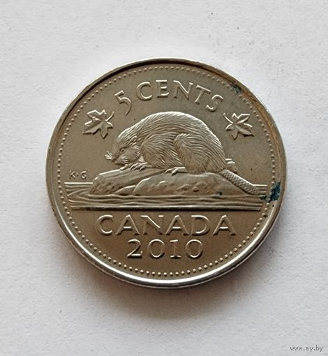 Канада 5 центов, 2010