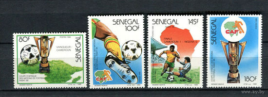 Сенегал - 1988 - Футбол - [Mi. 973-976] - полная серия - 4 марки. MNH.