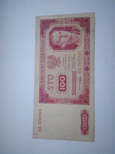 100 злотых 1948г