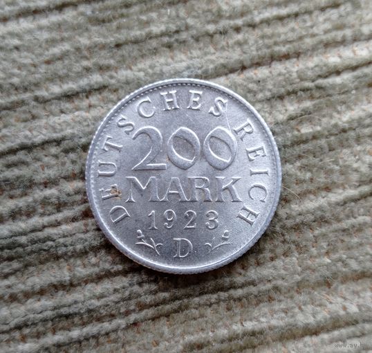 Werty71 Германия 200 марок 1923 D
