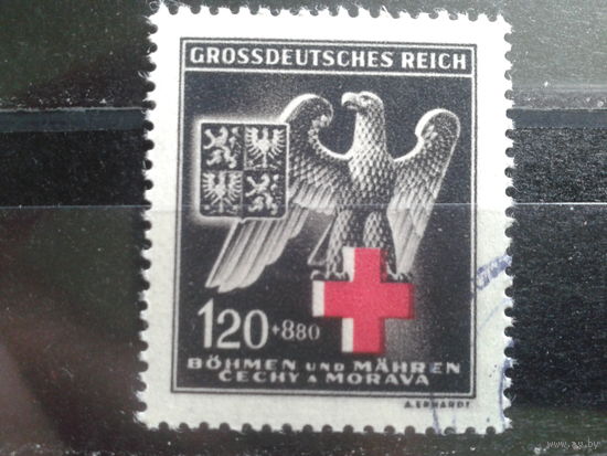 Богемия и Моравия 1943 Красный Крест с клеем без наклейки