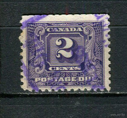 Канада - 1930/1932 - Цифры 2C. Portomarken - [Mi.7p] - 1 марка. Гашеная.  (Лот 33CU)