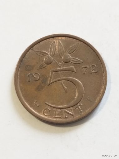 Нидерланды 5 центов 1972
