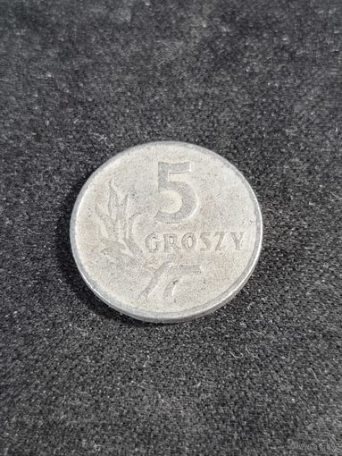 Польша 5 грошей 1958