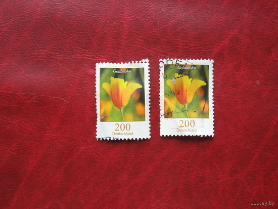 Марка Цветы. Калифорнистский мак 2006 год Германия