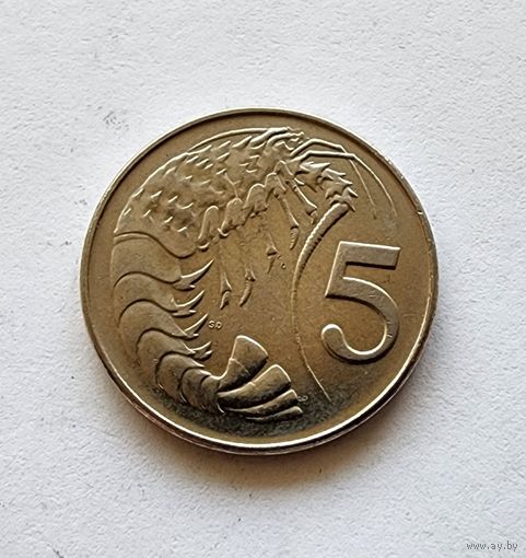 Каймановы острова 5 центов, 2002