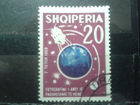 Албания 1962 Луна-3 концевая Михель-16,0 евро гаш