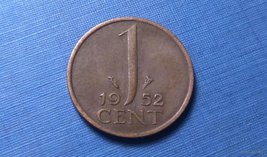 1 цент 1952. Нидерланды.