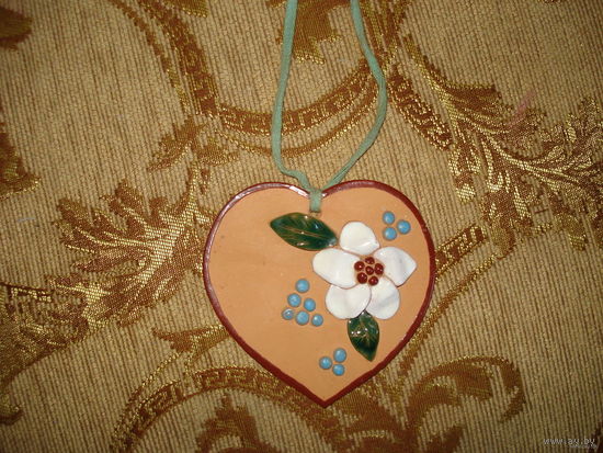 Сердечко (валентинка из керамики)