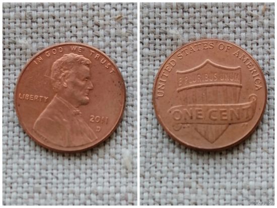 США 1 цент 2011D/Lincoln Cent