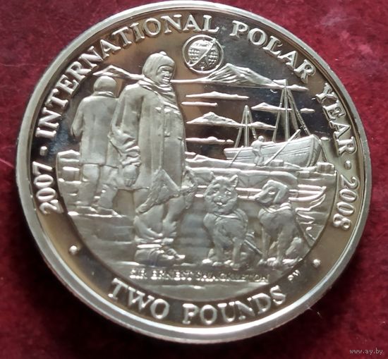 Южная Георгия 2 фунта, 2007 Международный полярный год