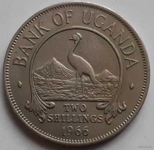 Уганда 2 шиллинга, 1966 (14-13-5)