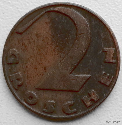 Австрия 2 грош 1929