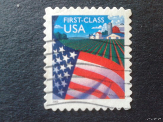США 2000 стандарт, флаг, поле первый класс