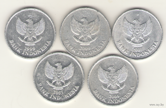 100 рупий 1999, 2000, 2001, 2003, 2004 г.