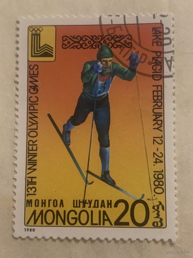 Монголия 1980. Олимпиада Лэйк Плэйсид. Лыжный спорт