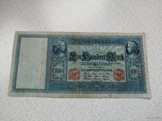 Германия 100  марок 1910