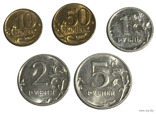 Россия набор монет (5 шт), 2006-2014