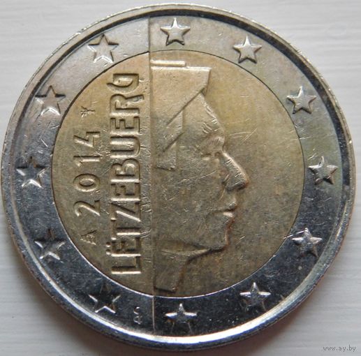 Люксембург 2 евро 2014 год.