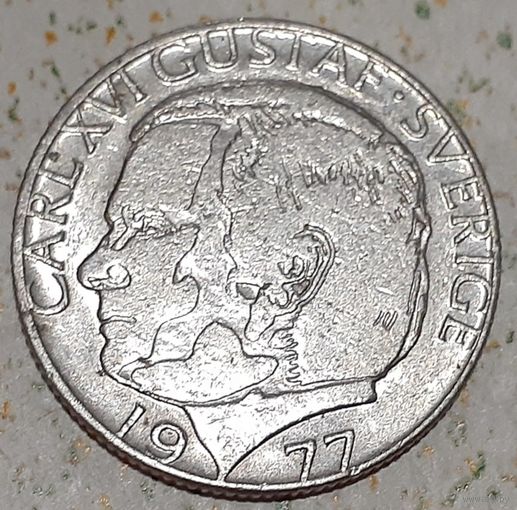 Швеция 1 крона, 1977