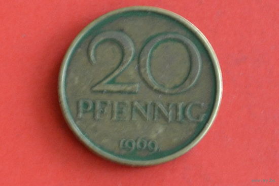 ГДР 20 пфеннигов 1969