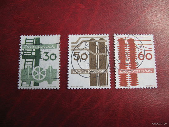 Марки Индустрия Дании 1969 год Дания