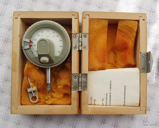 Головка измерительная пружинная малогабаритная . В родной коробке с паспортом. 1986г
