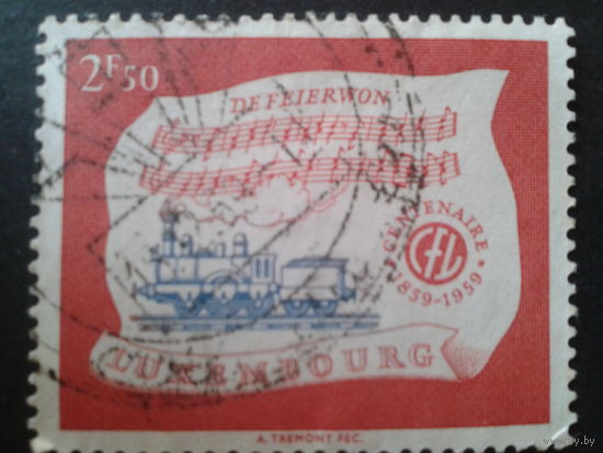 Люксембург 1959 паровоз, ноты