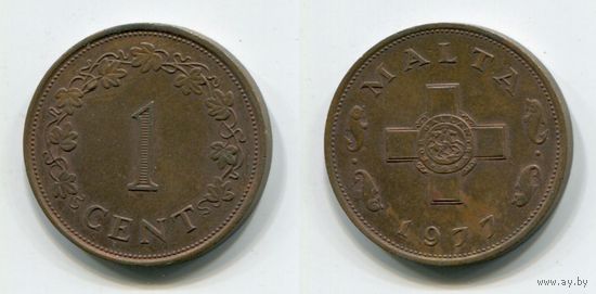 Мальта. 1 цент (1977, XF)