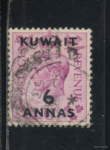 GB Протекторат Кувейт 1948 GVI Надп Стандарт #70