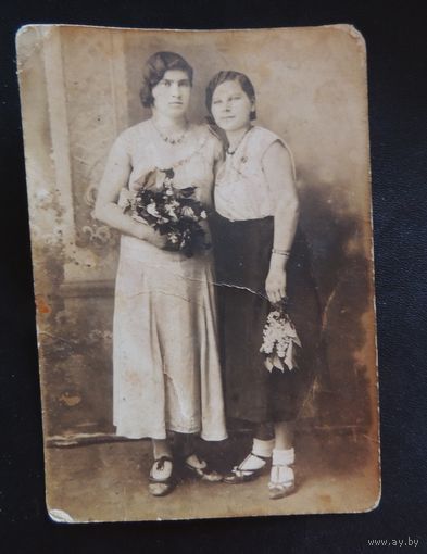 Фото "Сестры", Западная Беларусь, 1930-е гг., Жабинка