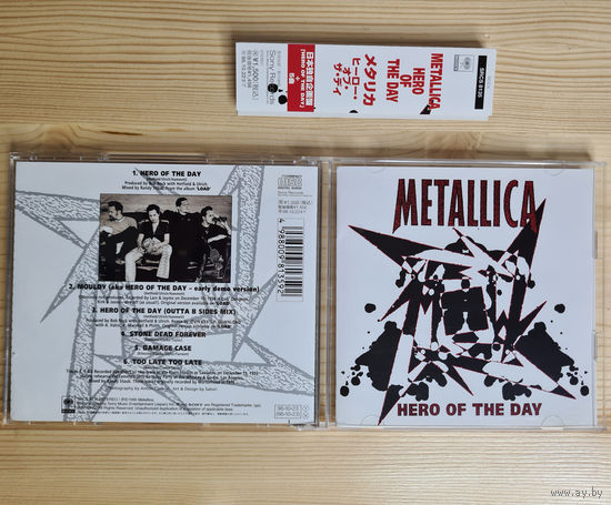 Metallica - Hero Of The Day (CD, Japan, 1996, лицензия) OBI в комплекте