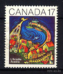 1981 Канада. 100 лет Национальному празднику акадийцев в Канаде