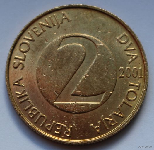 Словения, 2 толара 2001 г.