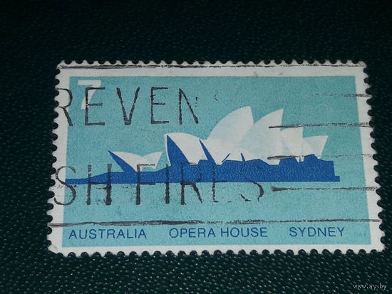 Австралия 1973 Архитектура. Оперный театр в Сиднее